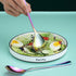 Berglander Rainbow Salad Server Set, Stainless Steel Salad Serving Set with Titanium Colorful Plating, Salad Servers, Salad Spoon, Salad Fork, Pac...