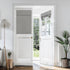 Small French Curtain Tricia Door Curtain Thermal Insulated Tie Up Shades for French Doors, Energy Efficient Light Blocking Window Coverings for En...