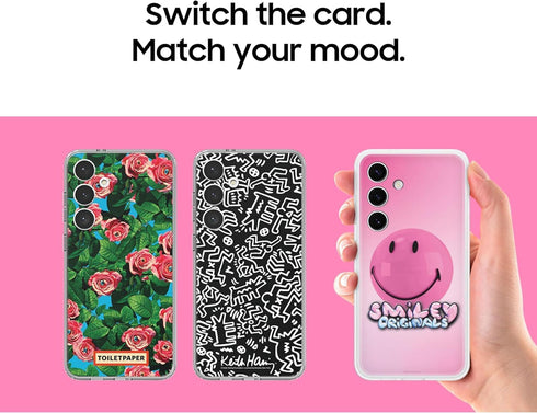 SAMSUNG Galaxy S24 Flipsuit Phone Case, Included Interactive Card Syncs with Screen, Customize for Different Display Designs, US Version, EF-MS921...