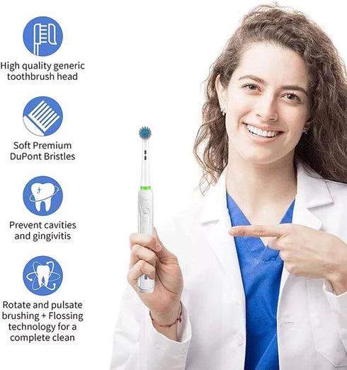 Toothbrush Heads for Oral B Braun Replacement Heads, Professional Electric Toothbrush Heads, Precision Clean Brush Heads Refill Compatible with Or...