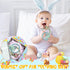 Baby Silicone Teething Toys - 2Pcs Chick and Butterfly Teething Ring Teether Toys Baby Soft Teethers Toddler Teething Chew Toys Keepsake Baby Gift...