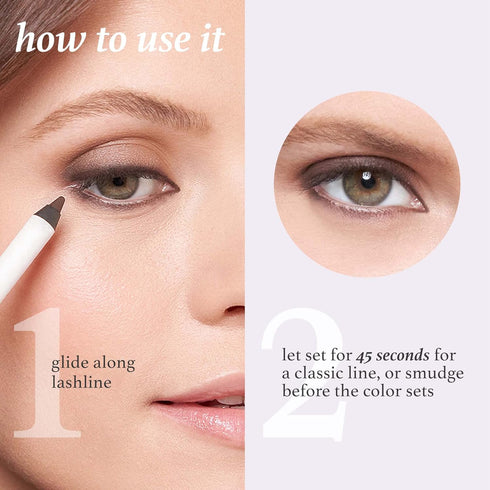 Julep When Pencil Met Gel Sharpenable Multi-Use Longwear Eyeliner Pencil - Chocolate Brown Shimmer - Transfer-Proof - High Performance Liner...