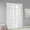 Madison Park Ceres DIY Twisted Tab Sheer Curtain, Pair Panels, Lightweight Window Treatment, Voile Privacy, Light Filtering Drape for Bedroom and ...