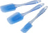 Wilton Easy Flex Silicone Spatula Set - Your Versatile Tools for Mixing, Folding, Scraping, Cooking, Frosting and Serving, Blue, 3-Piece...