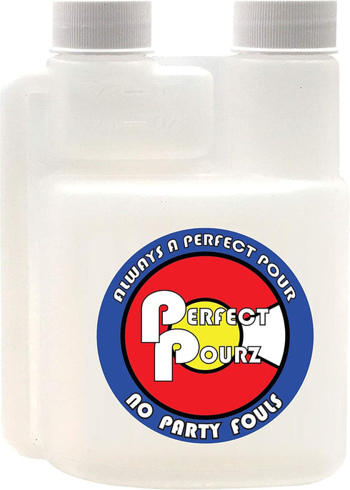 8 ounce Plastic Liquor Flask - Small Flasks with a Built-in 1/2 Ounce Shot Glass...