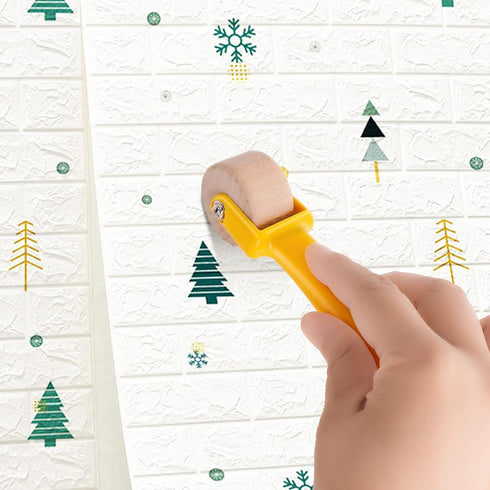 Grevosea Quilting Seam Rolle, Wallpaper Seam Roller Quilting Roller Seam Roller for Quilting with Ergonomic Handle Edge Press Roller for Quilting ...