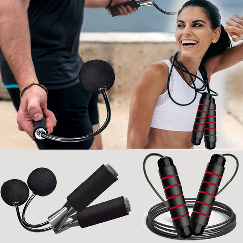 Jump Rope, Exercise Jumprope for Men Women and Kids Workout,Rapid Speed Jumping Rope for Cardio and Endurance Training,for Home Aerobic Exercise E...