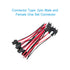 JST SM Connector 40 Pack, VANDESAIL SM 2Pin Jack Plug Male to Female Wire Connector Adapter Electrical Cable for LED Light Strip 20 Pairs 10CM (JS...