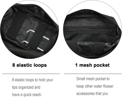 Beautyflier Water Dental Flossers Carrying Bag, Protective Case Carrying Pouch Cover Bag for Waterpik Cordless Advanced Water Flosser WP-560/562 /...