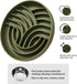 Slow Feeder Dog Bowls(Tree Life, Camo Green) Enrichment Soft Silicone Food Safe Feeding Bowl Non Slip Suction Cup for All Breed Pet, Cat Slow Down...