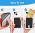 SHANSHUI Phone Card Holder, Silicone Ultra Slim Phone Wallet Stick on Credit Card Holder for Cell Phone Compatible for iPhone, Android & Most Smar...