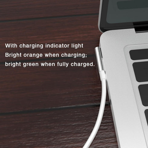 AJJ USB C to 1-Generation Magnetic Charging Cable 60W L-Tip Magnetic Head compatible with Macbook Air Pro 2006-2012...