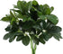 GTIDEA Artificial Shrubs Plants Fake Silk Schefflera Bushes Real Touch Faux Greenery Leaf Arrangements Indoor Outdoor Garden Office Home Table Cen...