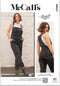 McCall's Misses Floor Length Overalls Sewing Pattern Kit by Brandi Joan, Design Code M8437, 16-18-20-22-24, Multicolor...