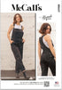 McCall's Misses Floor Length Overalls Sewing Pattern Kit by Brandi Joan, Design Code M8437, 16-18-20-22-24, Multicolor...