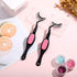 Mudder 3 Pieces Reverse Craft Tweezers Crossing Lock Tools Stainless Steel Tweezers Grip Precision Curved Beading Jewelry Tools for DIY Craft Supp...