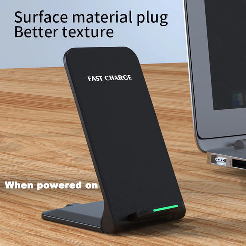 Wireless Charging Stand Wrotgt 15w Wireless Phone Charger Compatible with Qi Charger Wireless iPhone Charger Stand,Phone Charger Stand for iPhone,...