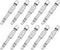 uxcell 9/64" Magnetic Hex Head Screwdriver Bit, 1/4" Hex Shank 2" Length S2 Steel Power Tool, 10 Pcs...