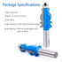 2PCS Architectural Molding Router Bit Set with 1/2" Shank, Enhance Your Woodworking with Corner Rounding & Edge-Forming...