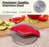Premium Pizza Cutter Wheel - Slicer with Protective Blade Guard - Razor Sharp Stainless Steel - Easy to Clean & Detachable Slicer - Round Shaper W...