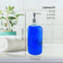 Cornucopia Brands 16-Ounce Clear Glass Bottles w/Stainless Steel Pumps (2 Pack), Soap Dispenser Great for Essential Oils, Lotions, Liquid Soaps...