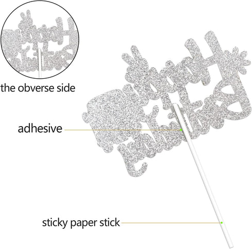 60's Tie Dye Happy Birthday Cake Topper - Groovy 60's Birthday Party Cake Topper - Groovy Hippie Party Cake Decoration...