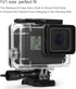 F1TP Waterproof Case Accessories for Go Pro Hero 8 Black Action Camera, 60M Waterproof Underwater Protective Shell?Accessories with Bracket, with ...