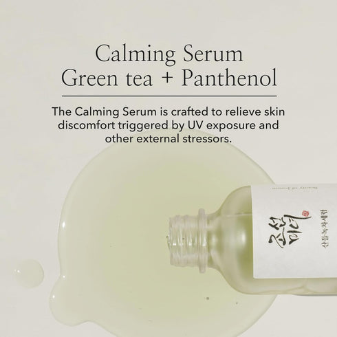 Beauty of Joseon Calming Serum Green Tea Panthenol Soothing, Moisturizing Sensitive, Acne-Prone, UV Irritated Skin, Daily Korean Skin Care for Men...