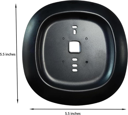 Thermostat Black Decorative Wall Trim Plate Mount Fit for Ecobee3, Ecobee3 Lite, Ecobee4 (2)...