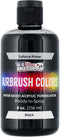 U.S. Art Supply Black Surface Primer Airbrush Paint, 8 oz - Ready-To-Spray, Water-Based Acrylic Polyurethane - Artist Multi-Surface Priming, Plast...