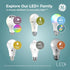 GE LED+ Color Changing LED Light Bulbs with Remote, 9.5W, No App or Wi-Fi Required, A19, CAC (2 Pack)...