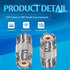 2PCS PL259 UHF Coax Adapter Cable Gender Changers, SO239 Coax Connector Female to Female Coaxial Adapter for CB Radio, Antenna...