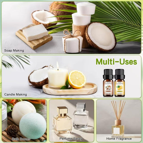Strawberry Fruit Essential Oils - Fragrance Oil for Diffusers, Candle&Soap Making - Premium Aromatherapy Oil with Fruity Scent (2x10ml)...