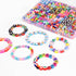 1000PCS Polymer Clay Beads Bracelet Making kit, 24 Style Cute Fun Beads Flower Animal Rainbow Eye Charms for Jewelry Necklace Earring Making DIY A...