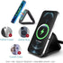 3-in-1 Foldable Magnetic Fast Charging Pad | MagSafe Wireless Travel Charger for Multiple Apple Products | iPhone 15/14/13/12/11 Plus Pro Max | iW...