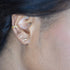 18K Gold Vermeil Tiny Gold Lightning Bolt Stud Earrings...