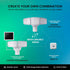 Home Zone Security Linkable Flood Light Sensor, Extends Range of Home Zone Security Flood Light Models ES00942G & ES00935G, 327’ Range, 4 Channel ...
