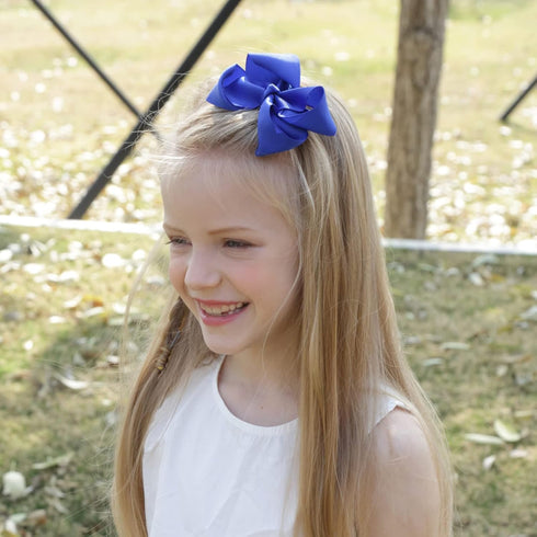 Oaoleer Hair Bows, 30 Colors 4 Inch Grosgrain Ribbon Bows Alligator Clips Hair Barrettes Hair Accessories for Girls Toddler Infants Kids Teens Chi...