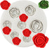 Rose Flower Fondant Candy Silicone Mold for Sugar Craft Cake Decorating Cupcake Topper Chocolate Polymer Clay Gum Paste...