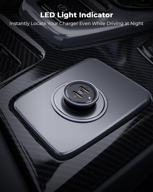 VOLTME Car Charger, 30W USB C Car Charger, PD 3.0 Car Charger Adapter Fast Charging for iPhone14/13/12/11 Pro Max Mini X Samsung Galaxy S23/22/21 ...