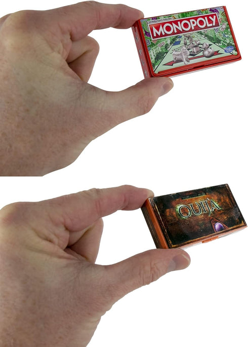 Worlds Smallest Board Games Bundle Set of 2 Monopoly - Ouija...