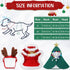 3 Pieces Christmas Pet Costumes Outfit Set Includes Puppy Cat Cloak with Star and Pompoms Kitten Dog Antlers Headband Pet Reindeer Headwear Cat Sa...