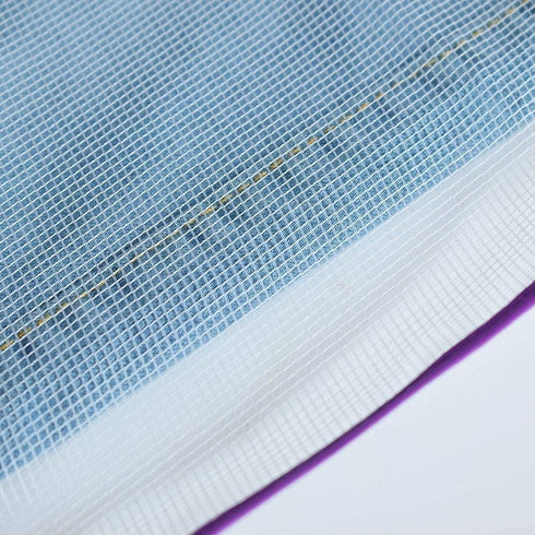 3Pcs Blue Protective Ironing Scorch-Saving Mesh Pressing Pad Mesh Cloth, No Melt Pressing Cloth for Easy Ironing and Protection,50x35 Deft Process...