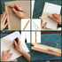 35pcs book binding kits,book cloth Hand Bookbinding Toolsfor Beginners Bookbinding Supplies with Paper Awl Binding Ribbon Glue Brush and Ruler for...
