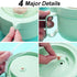 28.7oz Microwave Soup Mugs with Lids,Microwavable Noodle Cooker for Dorm Essentials.Easy-Grip Design, for Soup Oatmeal Gumbo Salad Rice Cereal & M...