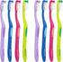 Righto Toothbrush with Elongated Neck (Family Care - Soft Bristles), 4 Colors - 8 Count (Pack of 1)...