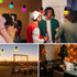 Outdoor String Lights, Outdoor Smart Patio Light, 30FT Color Changing String Lights with 15 Shatterproof LED Bulbs without a Controller, Extendabl...