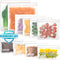 Reusable Food Storage Bags - 10 Pack Freezer Bags, Reusable Bags Silicone, Extra Thick Leakproof Reusable Lunch Bag for Salad Fruit Snack Travel -...
