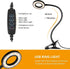 iVict Desk Light Clip on Light, 56 LEDs Desk Lamp for Home Office, 3 Modes with 10 Brightness Dimmable Reading Light, Clamp Desk Lamp for Bed Head...