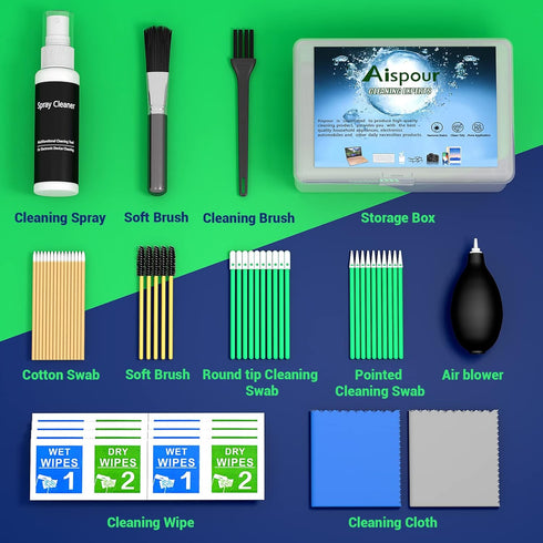 Phone Cleaning Kit, Phone Screen Cleaner, Cleaning Kit for iPhone Cell Phone Airpod, Cleaner Kit for iPhone Speaker Charging Port Cleaning Tool, E...